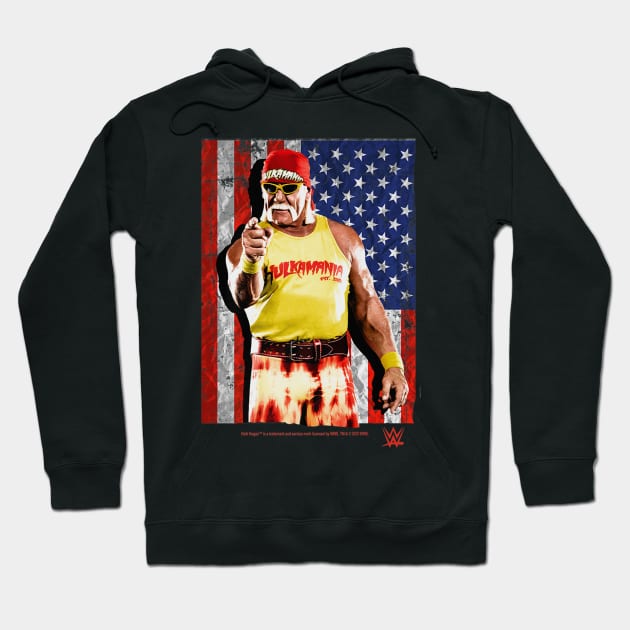 Hulk Hogan American Flag Hoodie by Holman